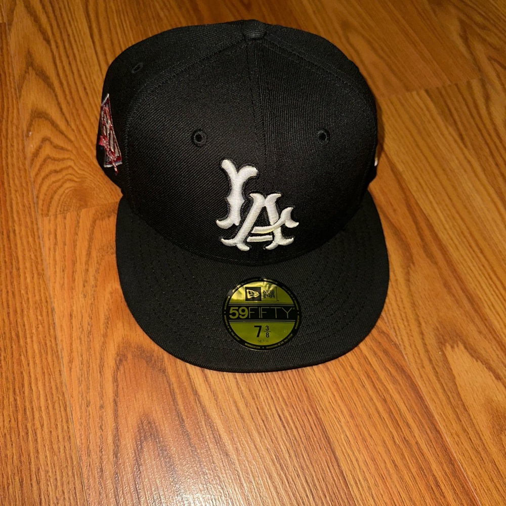 New Era Black 59FIFTY Cap with White Logo